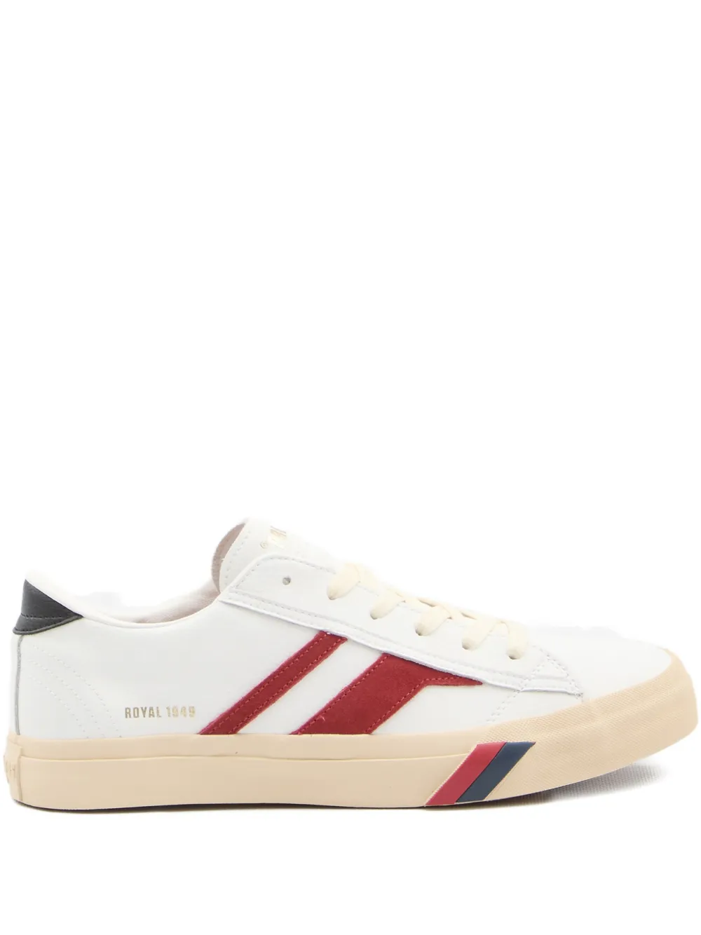 Pro-Keds Racer 77 red suede sneakers - Bianco