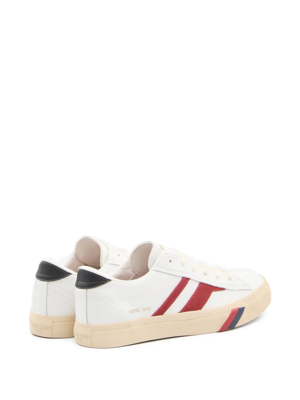  Pro-keds Racer 77 Red Suede Sneakers - White 