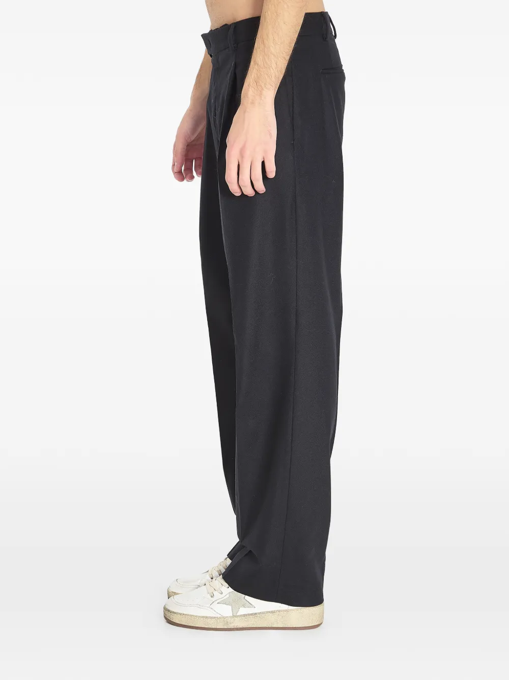 PT Torino belt loops welt trousers - Zwart