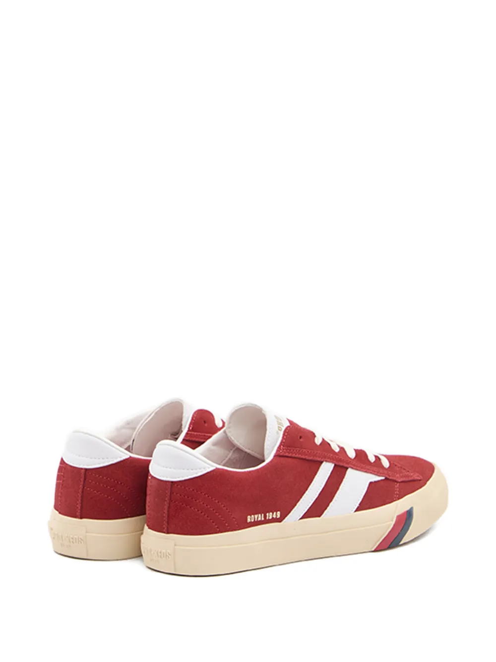 Pro-Keds Racer 77 suède leren sneakers Rood