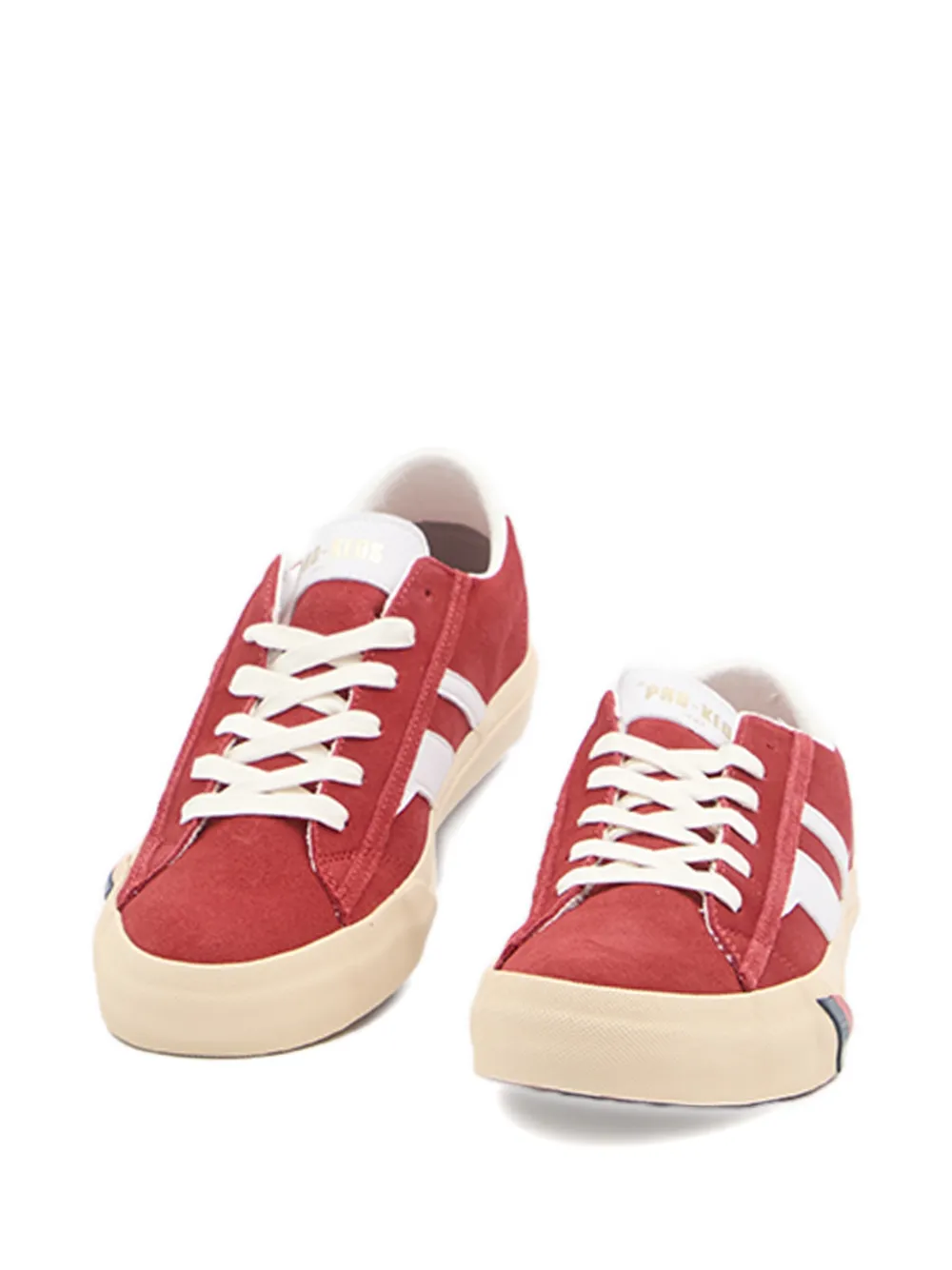 Pro-Keds Racer 77 suède leren sneakers Rood