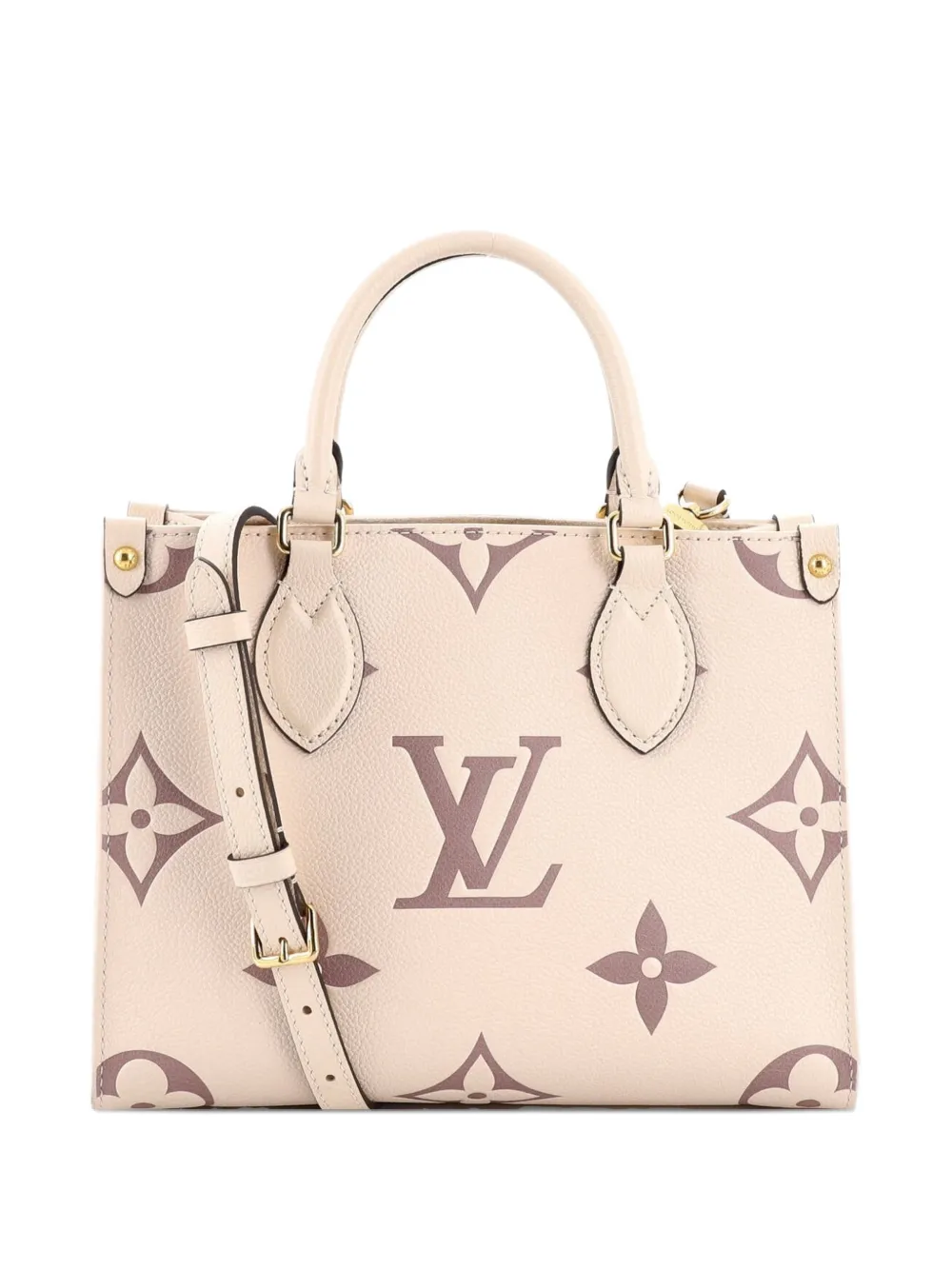 Louis Vuitton Pre-Owned OnTheGo Bicolor Monogram Empreinte Giant PM tote bag - Toni neutri