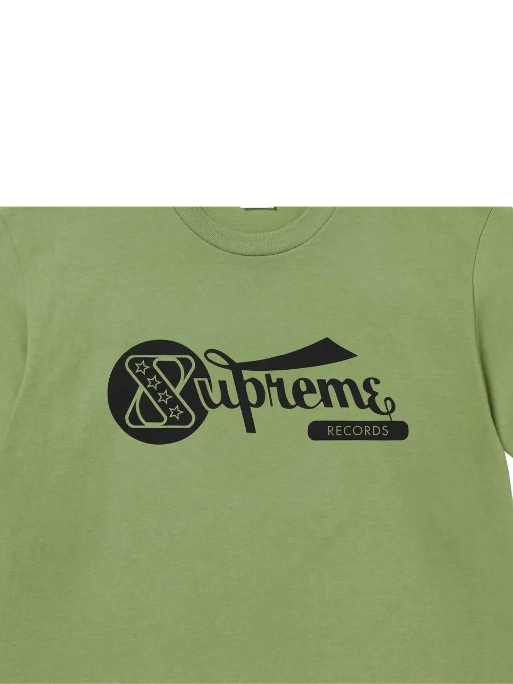 Supreme logo-print T-shirt - Groen