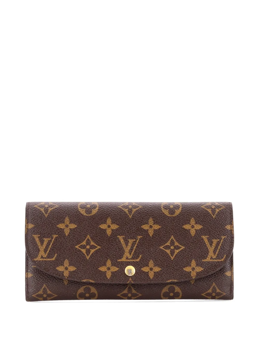 Pre-owned Louis Vuitton Louise Wallet Monogram Canvas Small Wallets In Brown