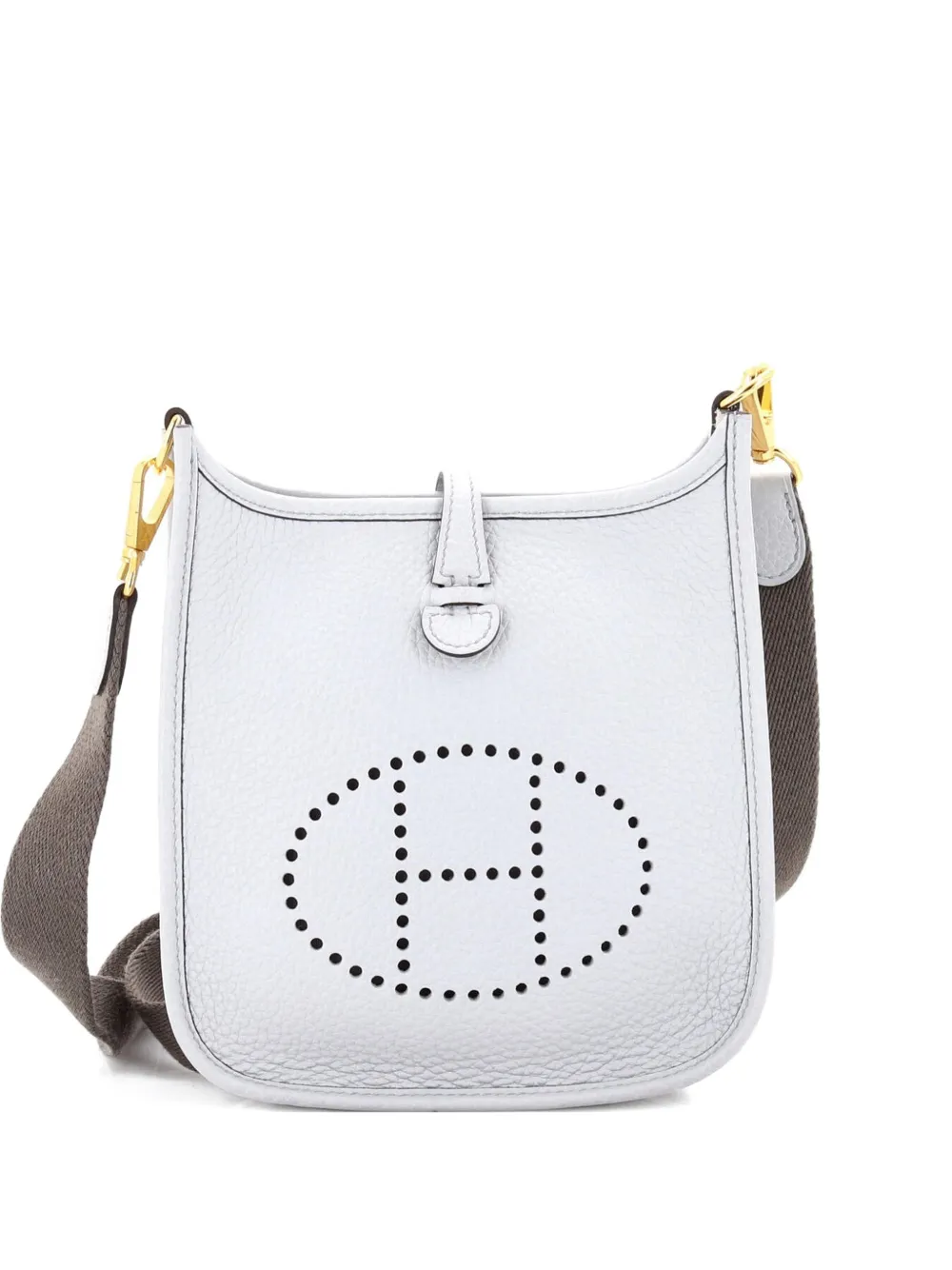 Hermès Pre-Owned Evelyne Bag Gen III Clemence TPM crossbody bag - Blue