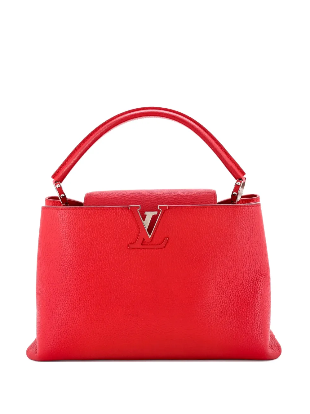 Louis Vuitton Pre-Owned Capucines Bag Leather MM satchel - Red