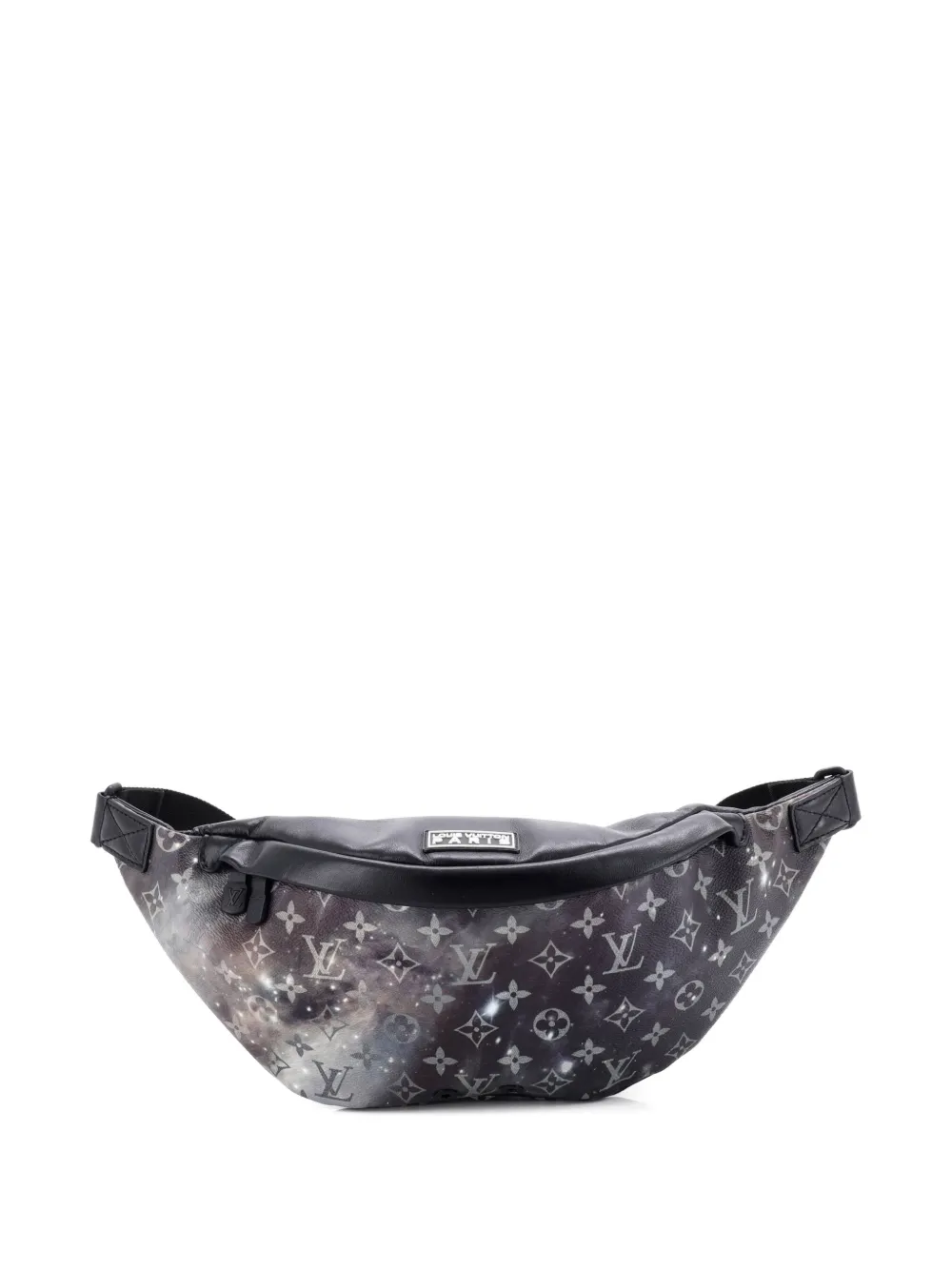 Pre-owned Louis Vuitton Discovery Bumbag Limited Edition Monogram Galaxy Canvas Belt Bag In Black