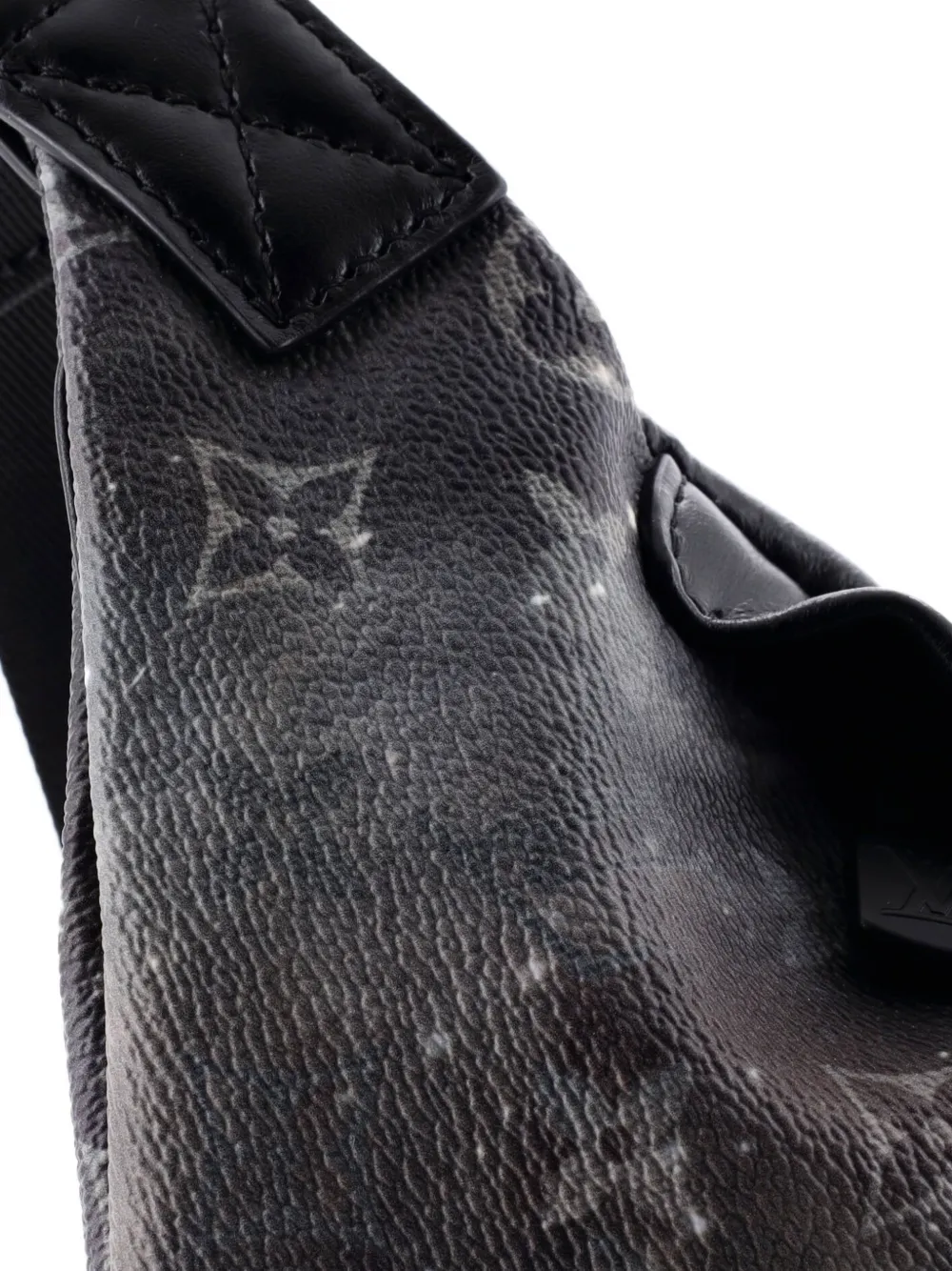 Pre-owned Louis Vuitton Discovery Bumbag Limited Edition Monogram Galaxy Canvas Belt Bag In Black