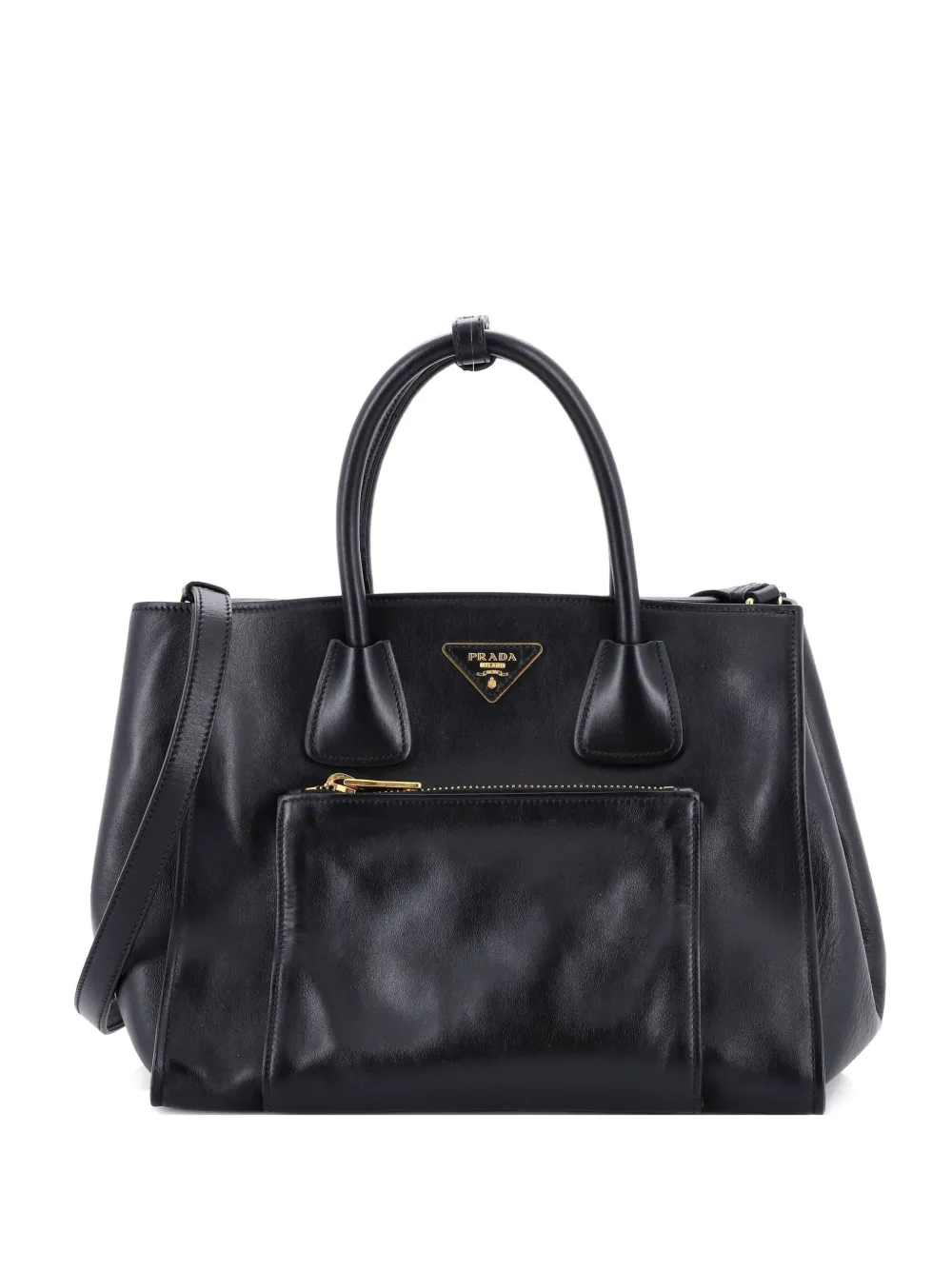 Prada Pre-Owned Front Pocket Wing Convertible Soft Calf tote bag - Nero