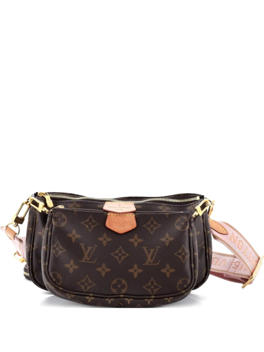 Louis Vuitton Pre-Owned Multi Pochette Accessoires Monogram Canvas crossbody bag - Marrone
