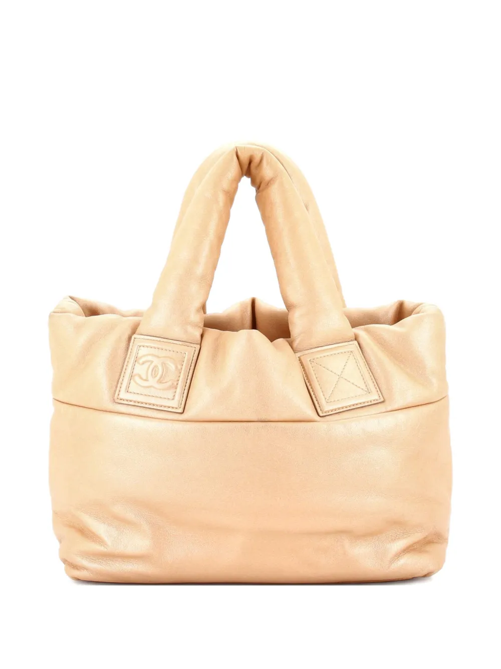 CHANEL Pre-Owned Coco Cocoon Reversible Quilted Lambskin Small tote bag - Oro