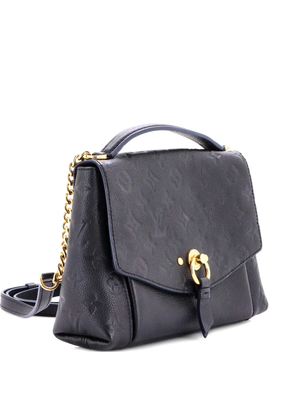 Louis Vuitton Pre-Owned Blanche Handbag Monogram Empreinte Leather BB shoulder bag - Nero