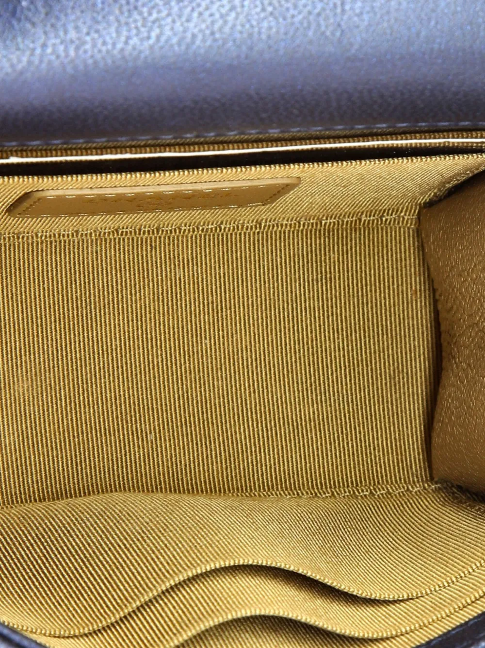 Pre-owned Chanel Chic Pearls Flap Clutch With Chain Quilted Goatskin Mini Crossbody Bag In Blue