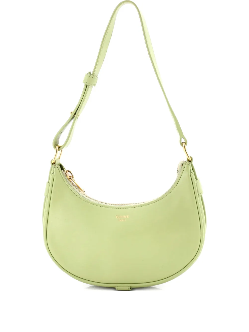 Celine Pre-Owned Ava Bag Leather Mini hobo bag - Verde