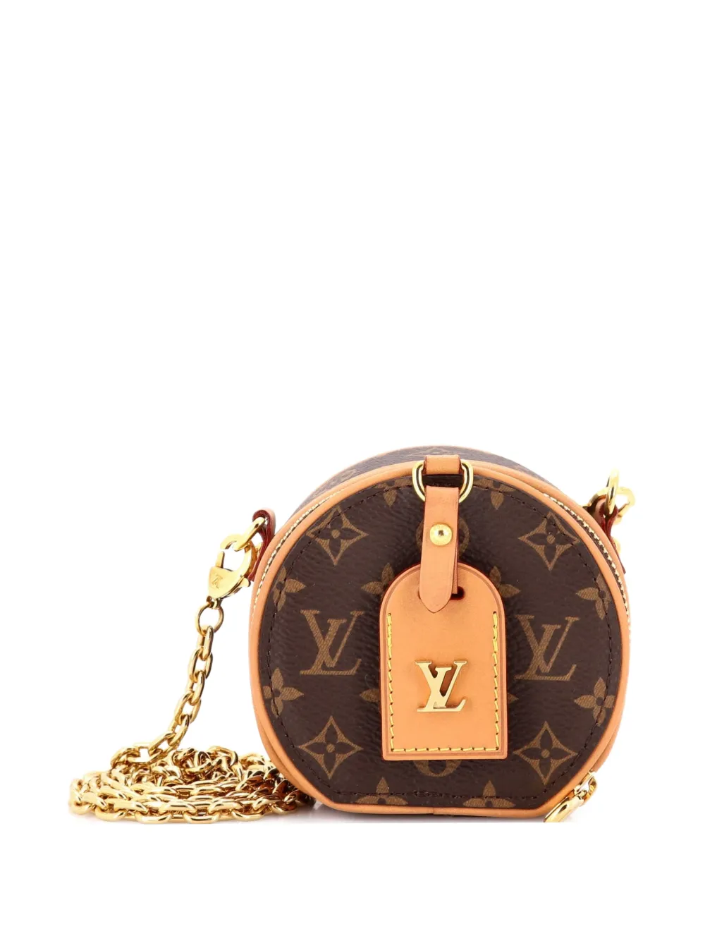 Louis Vuitton Pre-Owned Boite Chapeau Necklace Bag Monogram Canvas crossbody bag - Marrone