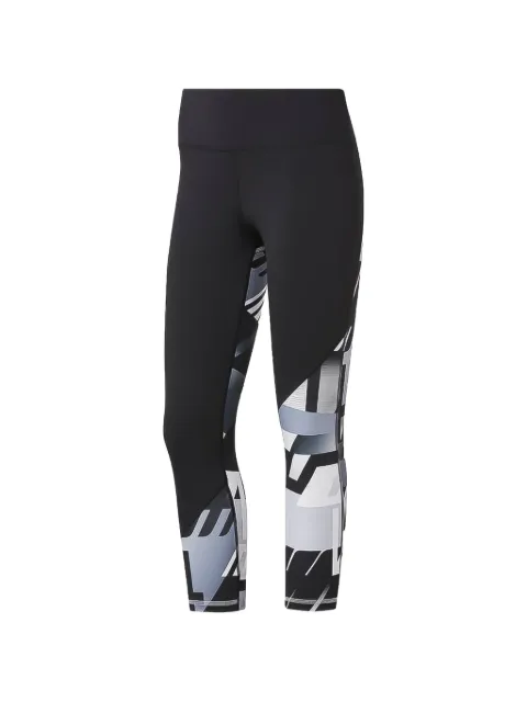 Reebok geometric-print legging