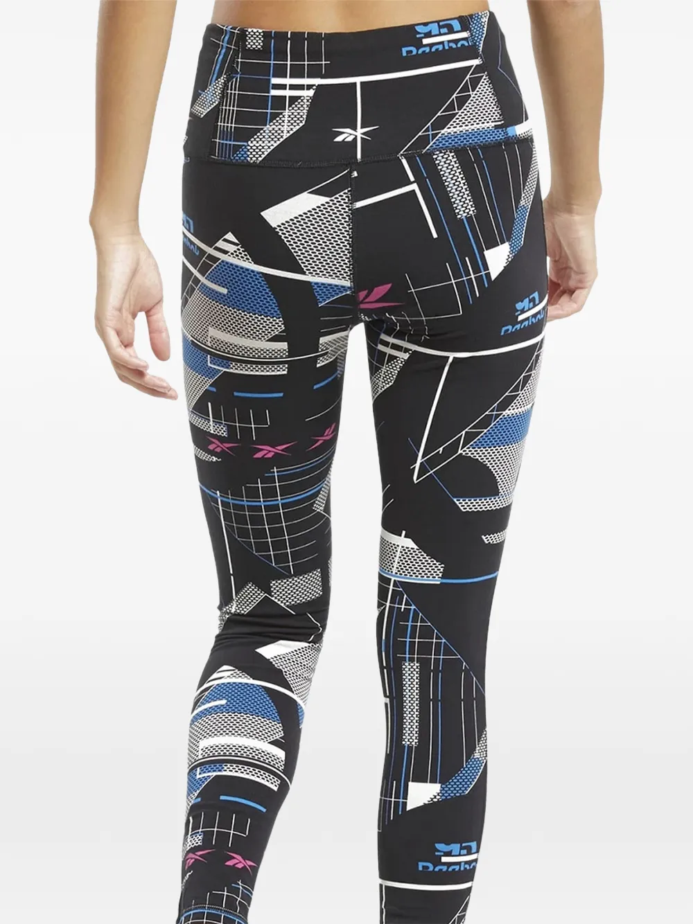  Reebok Top-stitching Leggings - Black 