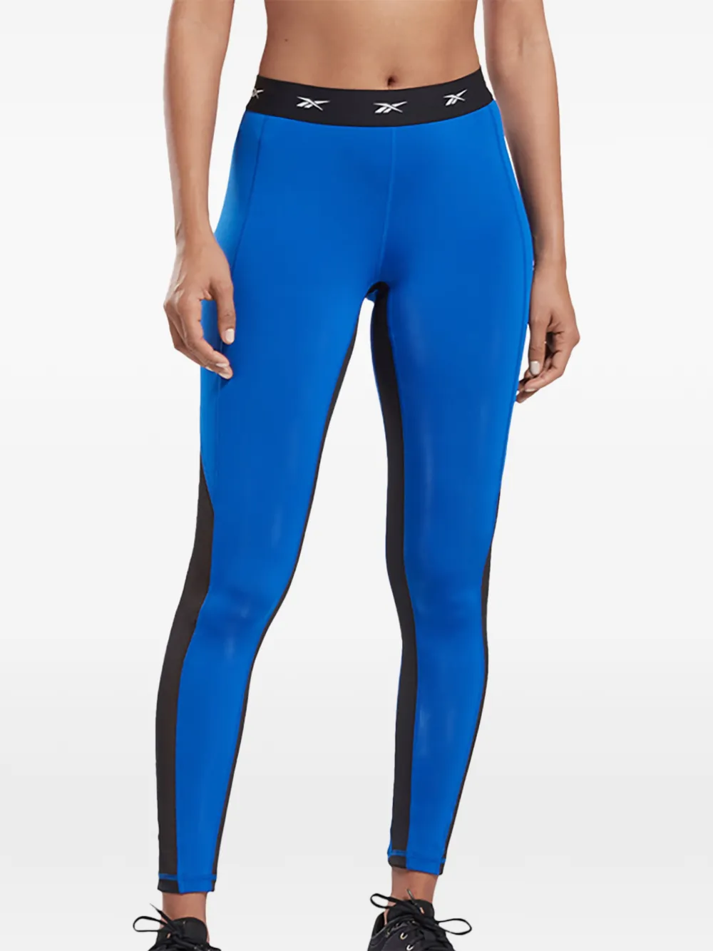 Reebok Studio Leggings mit hohem Bund - Blau