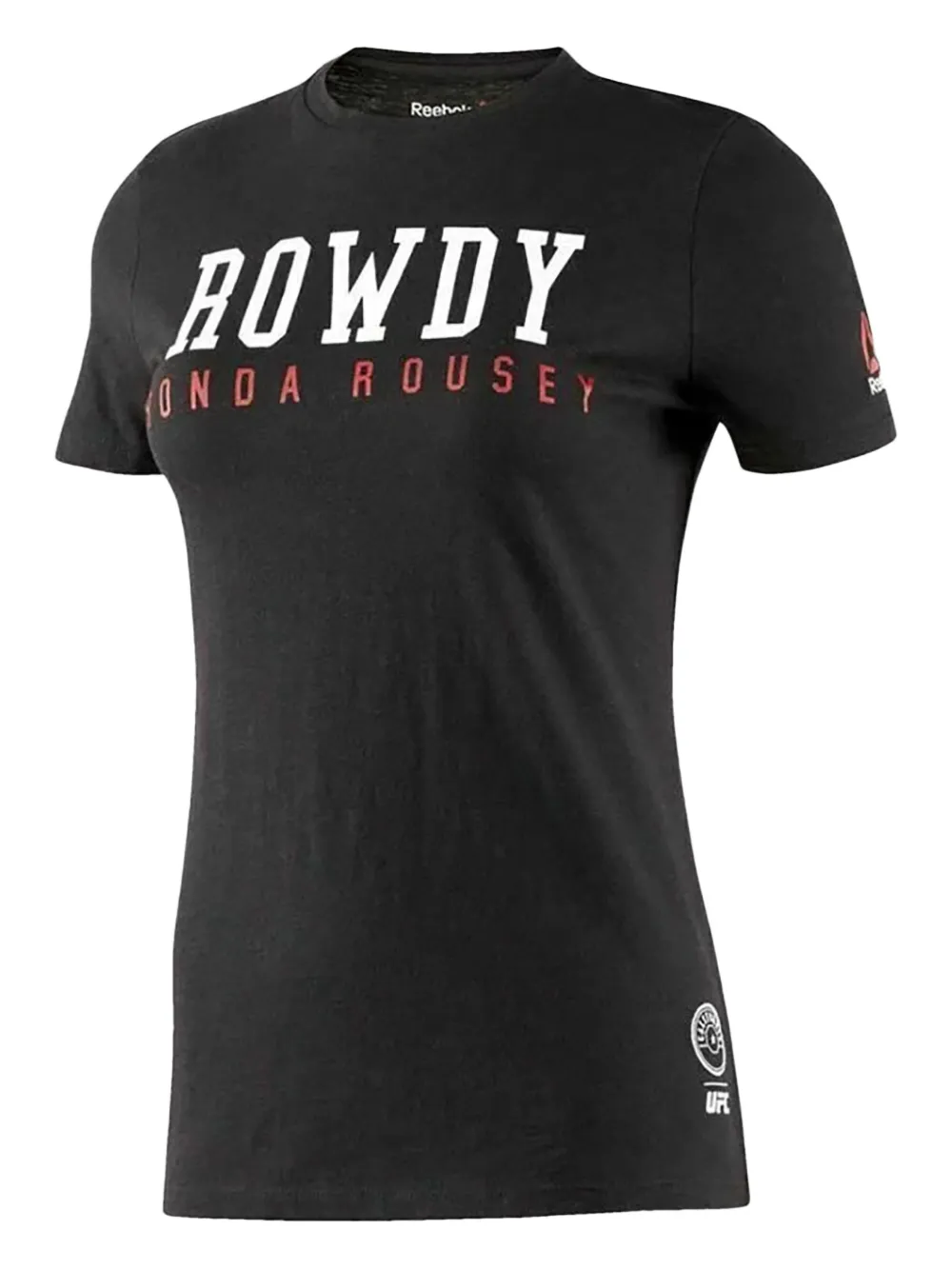 Reebok T-shirt Rhonda Rousey con stampa grafica - Nero