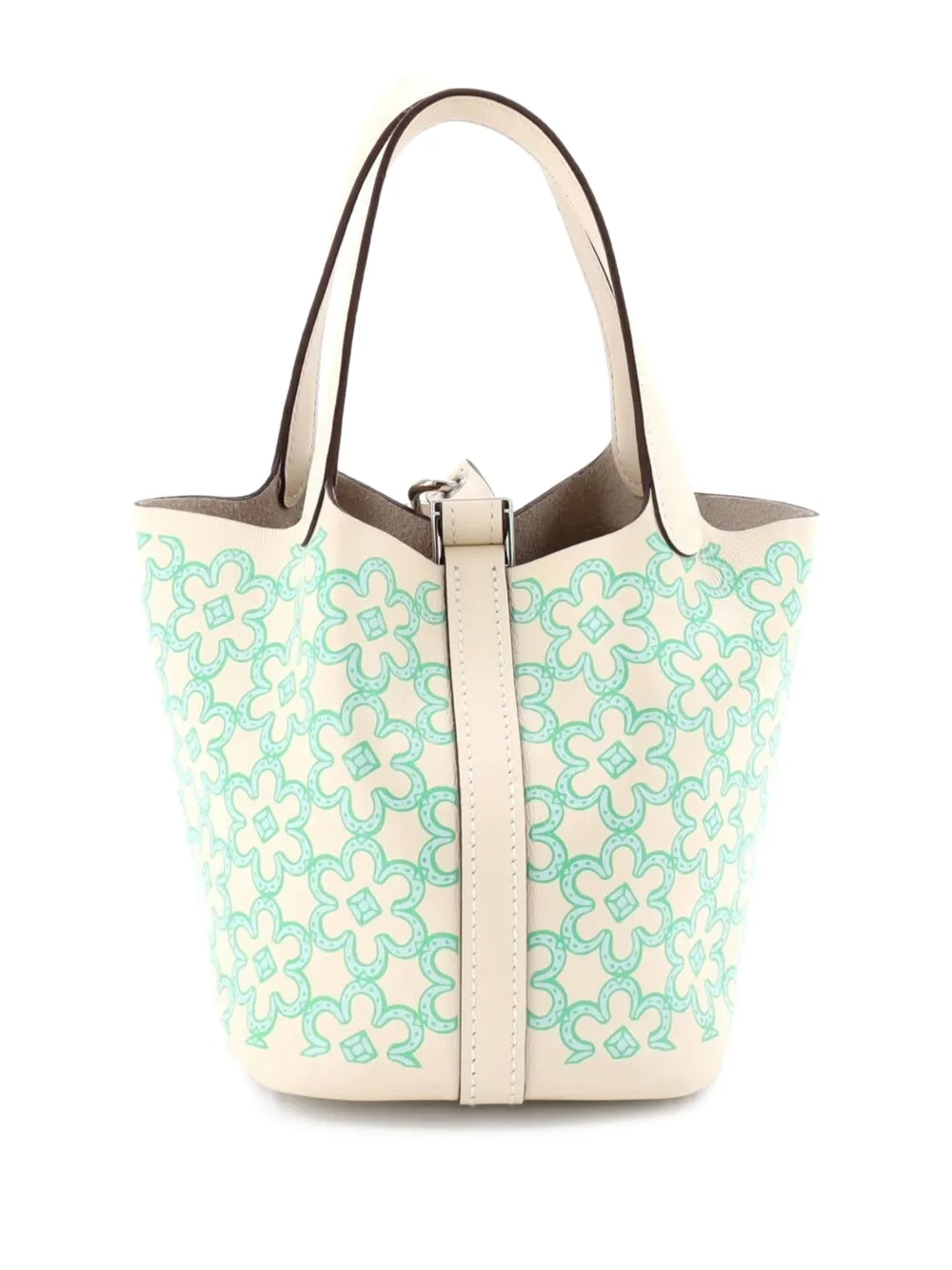 Hermès Pre-Owned bolso bombonera Picotin Lock Bag Lucky Daisy micro de piel swift con estampado | Estilos de archivo | Image 2