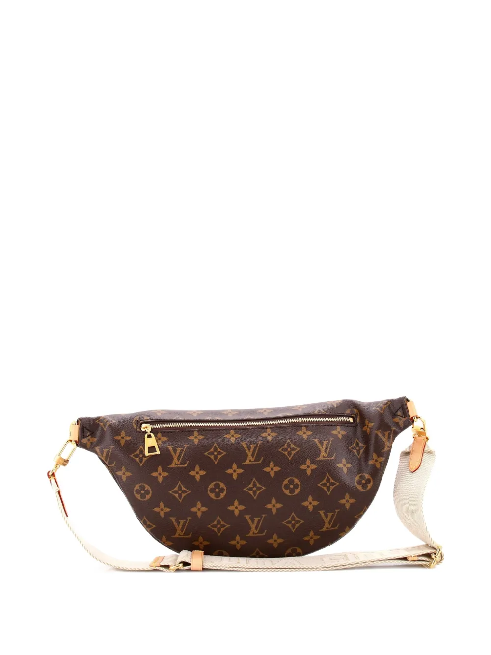 Pre-owned Louis Vuitton High Rise Bum Bag Monogram Canvas Belt Bag In Brown
