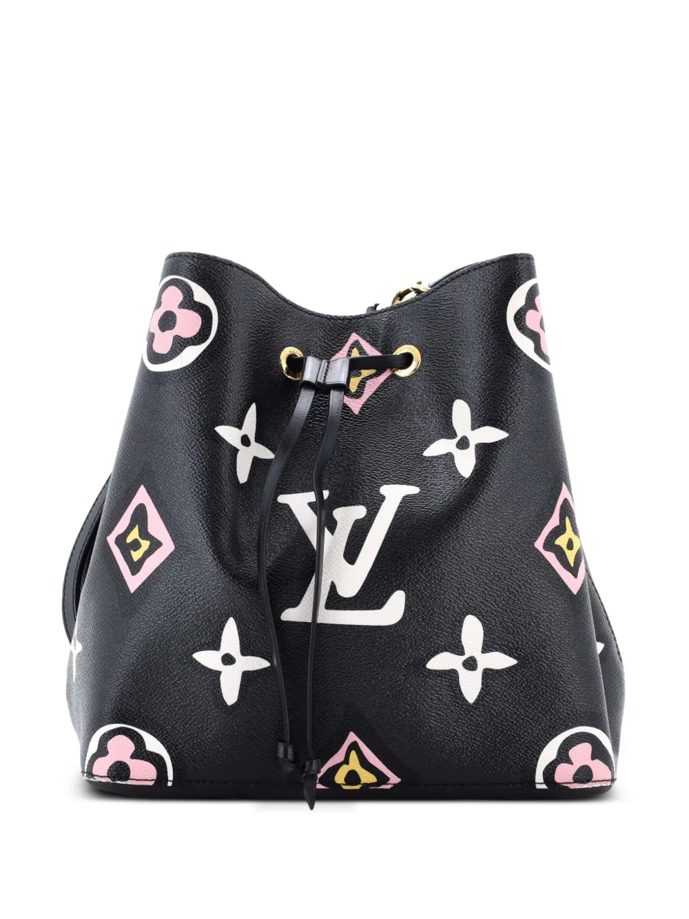 Louis Vuitton Pre-Owned NeoNoe Handbag Wild at Heart Monogram Giant MM bucket bag - Nero