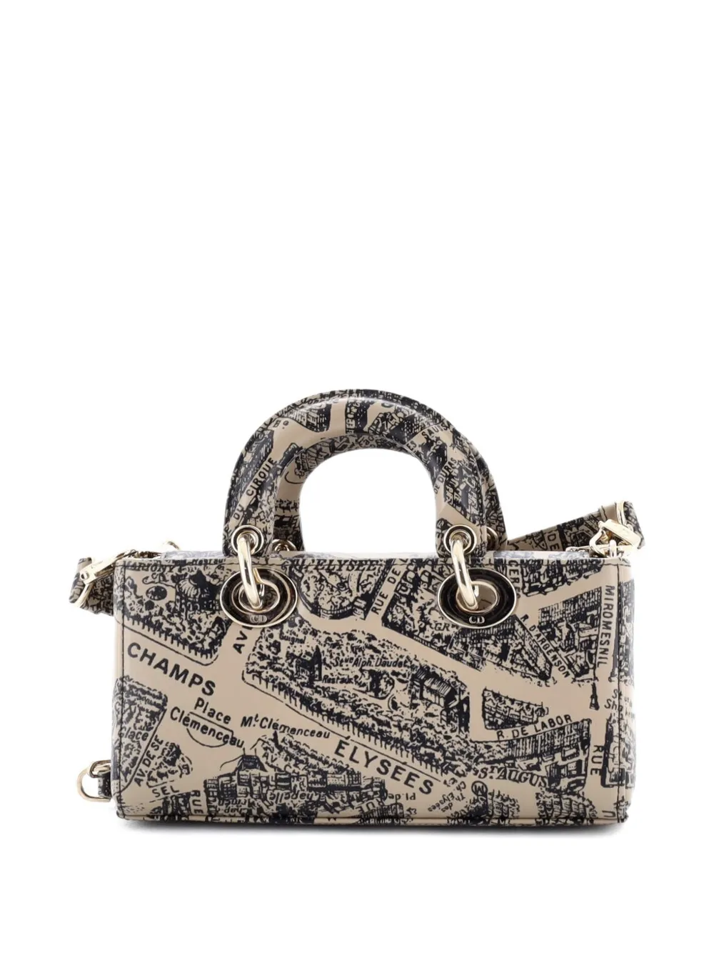 Christian Dior Pre-Owned Lady D-Joy Bag Printed Leather Small