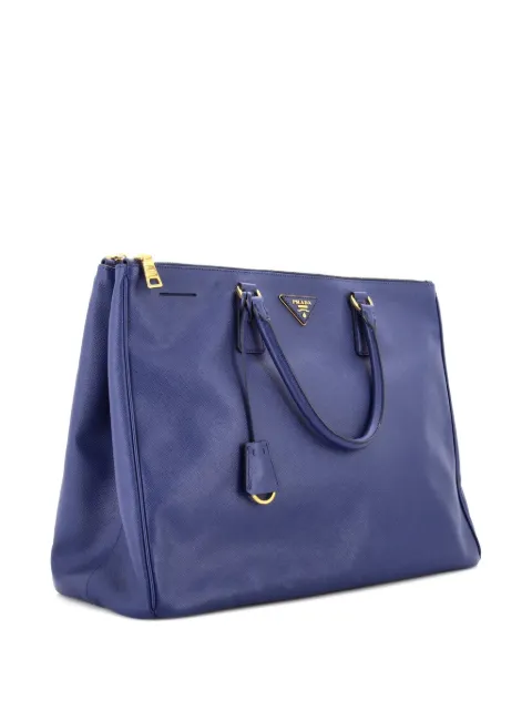 Prada Pre-Owned bolso shopper Double Zip Lux XL de piel Saffiano