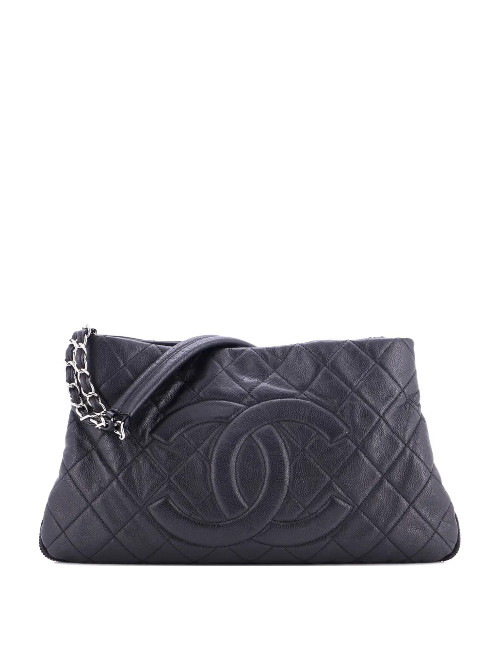 CHANEL Pre-Owned Timeless CC Expandable Quilted Caviar Medium tote bag - Nero