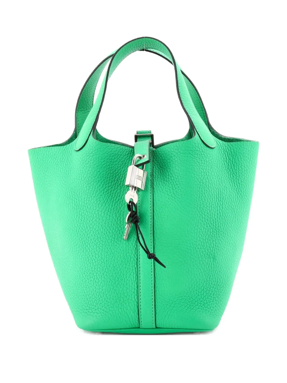 Hermès Pre-Owned Picotin Lock Bag Clemence PM bucket bag | Green | Image 1