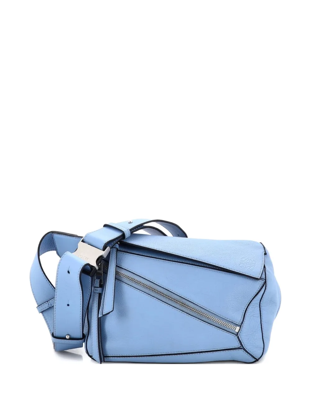 Loewe Pre-Owned Puzzle Bumbag Leather Small crossbody bag - Blu