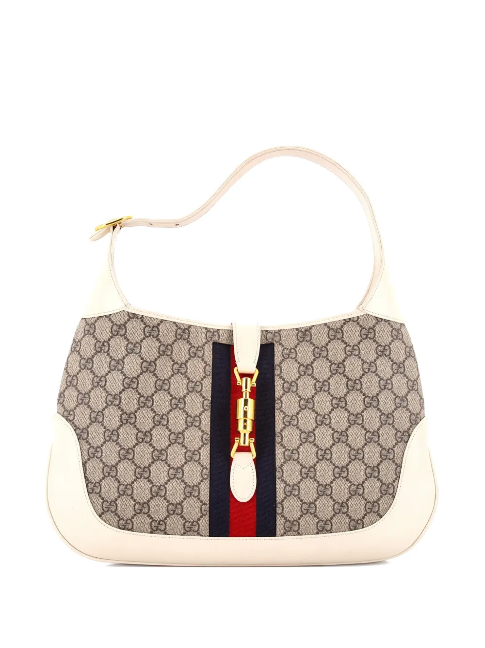 Gucci Pre-Owned Jackie 1961 GG Coated Canvas Medium hobo bag - Brown