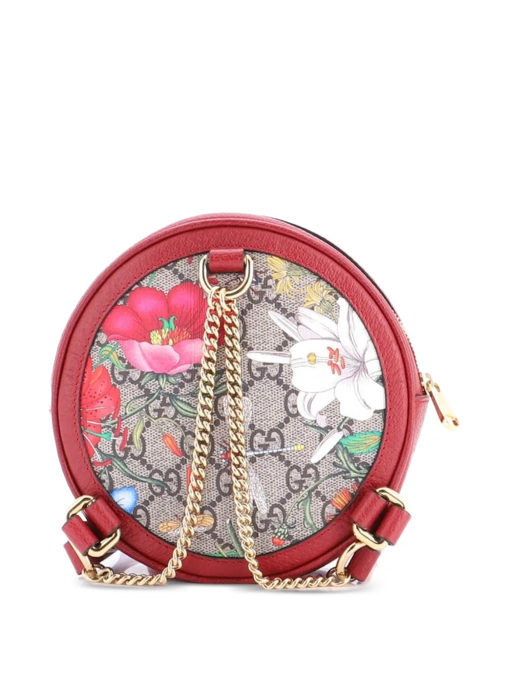 Gucci Pre-Owned Ophidia Round Flora GG Coated Canvas Mini backpack | Pre-Owned | Image 2