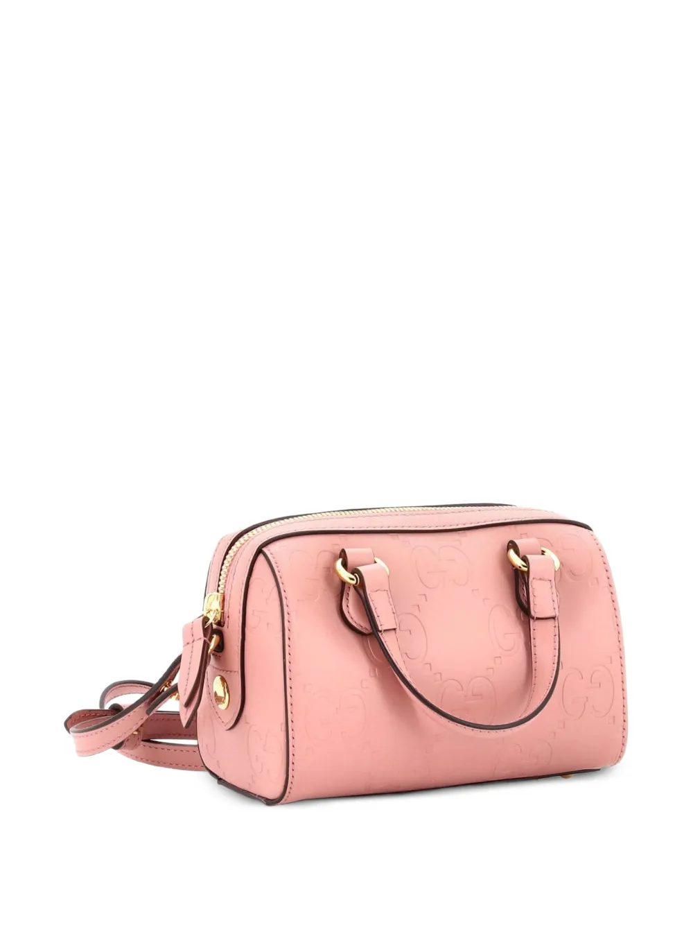 Gucci Pre-Owned Convertible Boston Bag Jumbo GG Embossed Leather