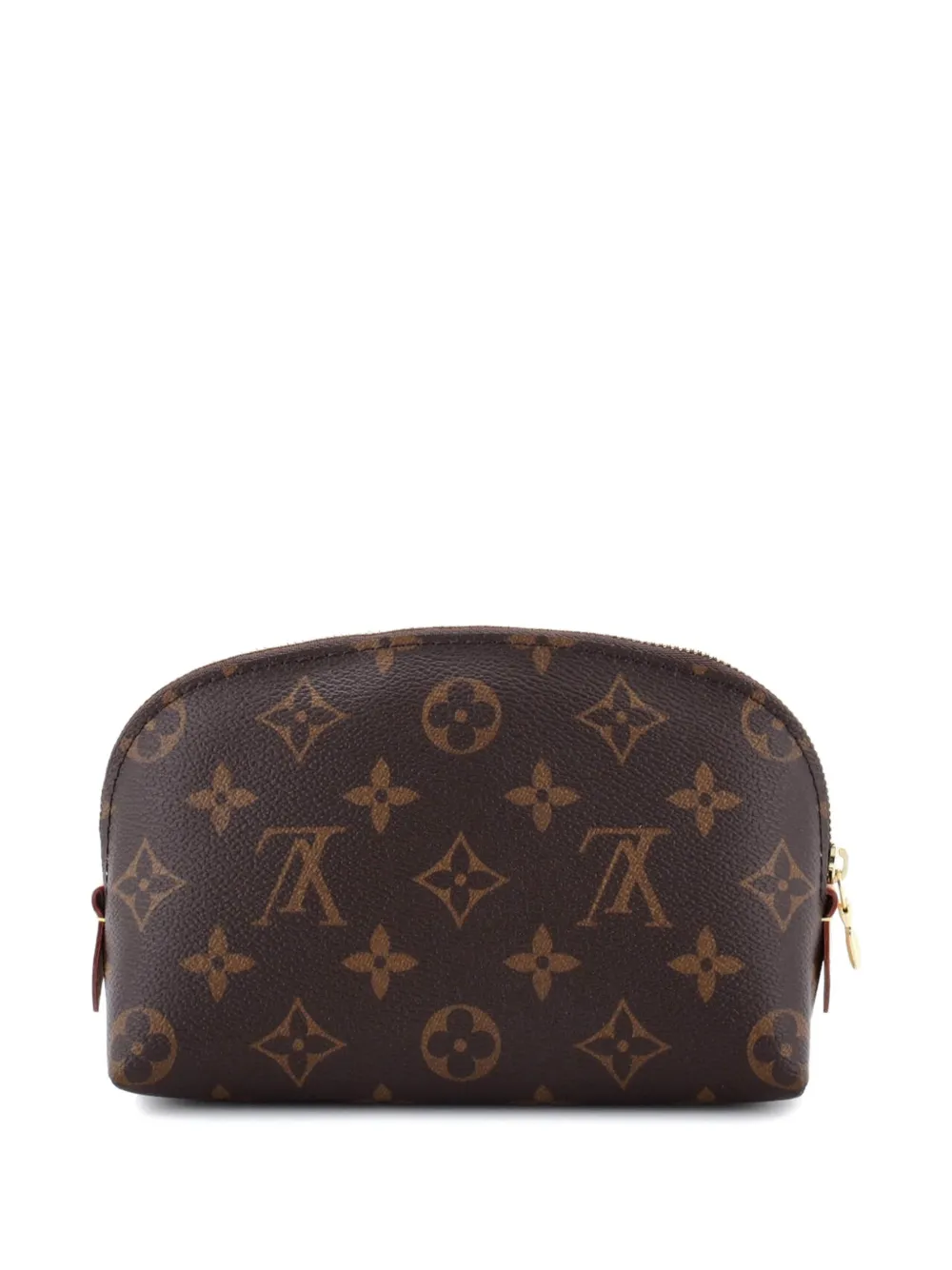 Pre-owned Louis Vuitton Cosmetic Monogram Canvas Pouch In Brown