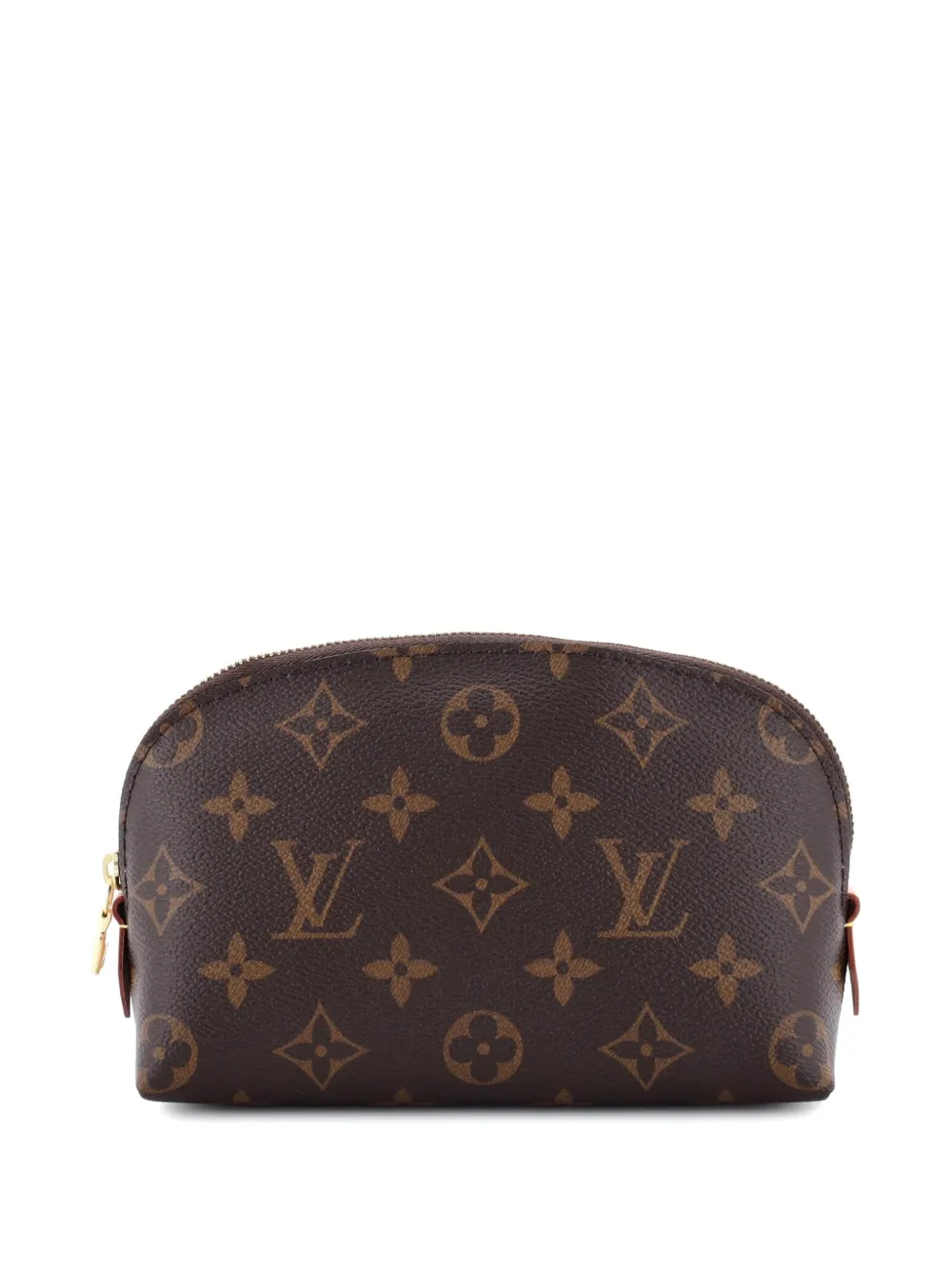 Pre-owned Louis Vuitton Cosmetic Monogram Canvas Pouch In Brown