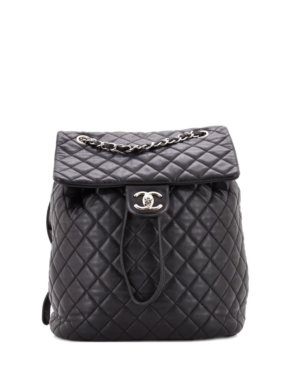 CHANEL Pre-Owned Urban Spirit Quilted Lambskin Large backpack - Nero