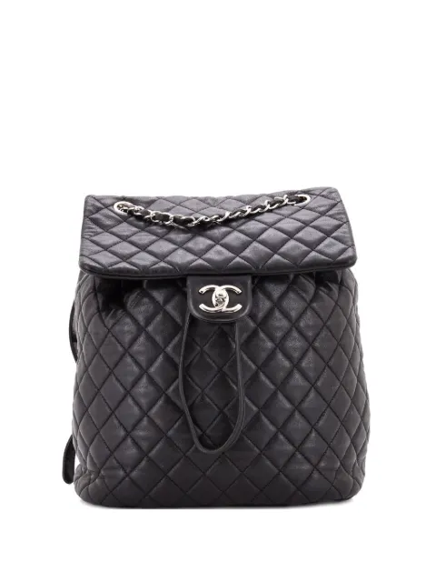 CHANEL Pre-Owned Urban Spirit Quilted Lambskin Large backpack