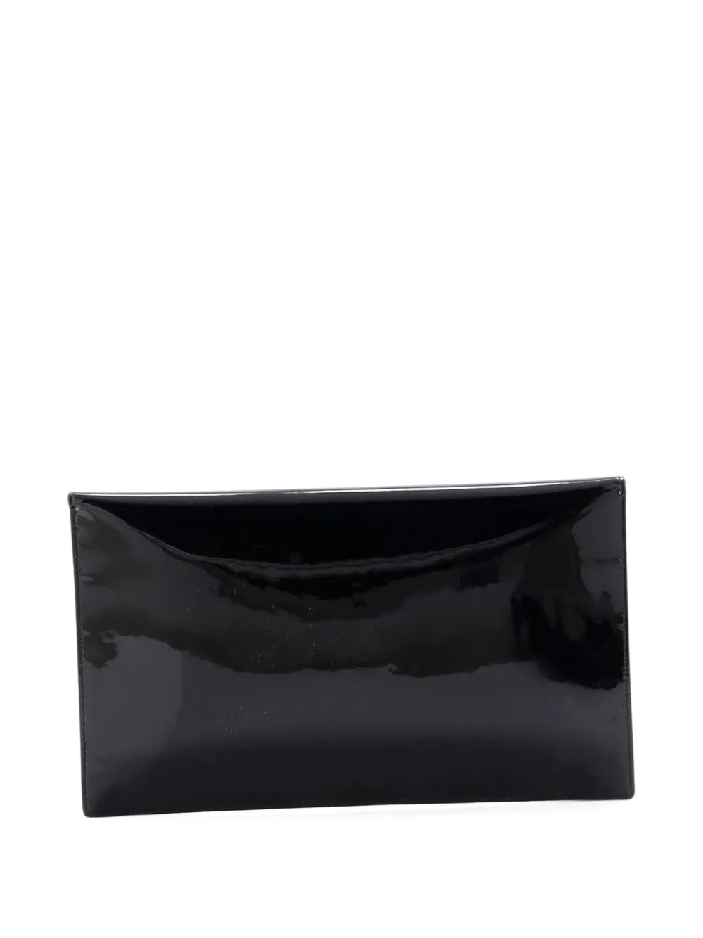 Saint Laurent Pre-Owned Uptown Pouch Patent clutch bag | Pre-Owned | Image 2
