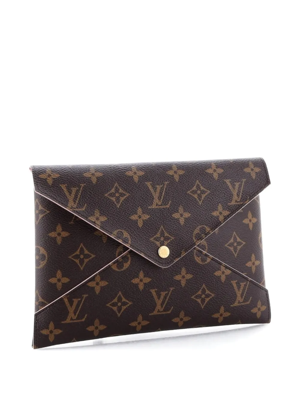 Pre-owned Louis Vuitton Kirigami Pochette Set Monogram Canvas Clutch Bag In Brown