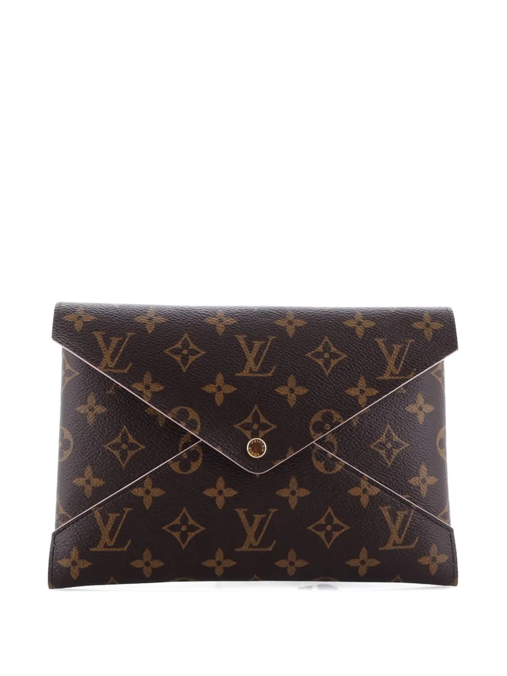 Pre-owned Louis Vuitton Kirigami Pochette Set Monogram Canvas Clutch Bag In Brown