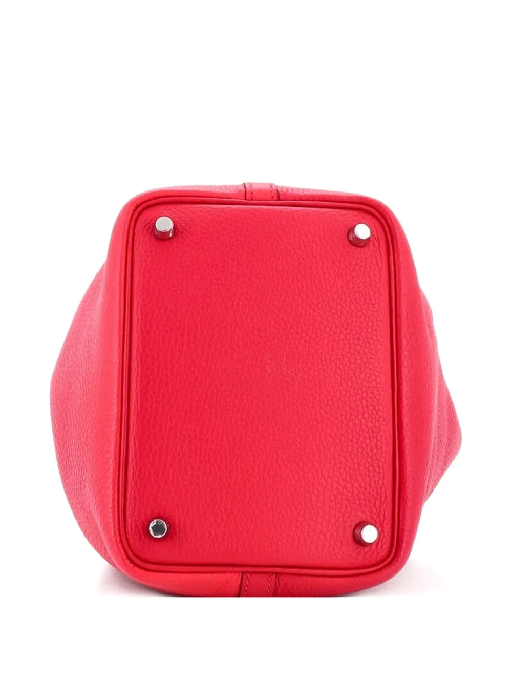 Pre-owned Hermes Casaque Picotin Lock Bag Clemence Pm Bucket Bag In Pink