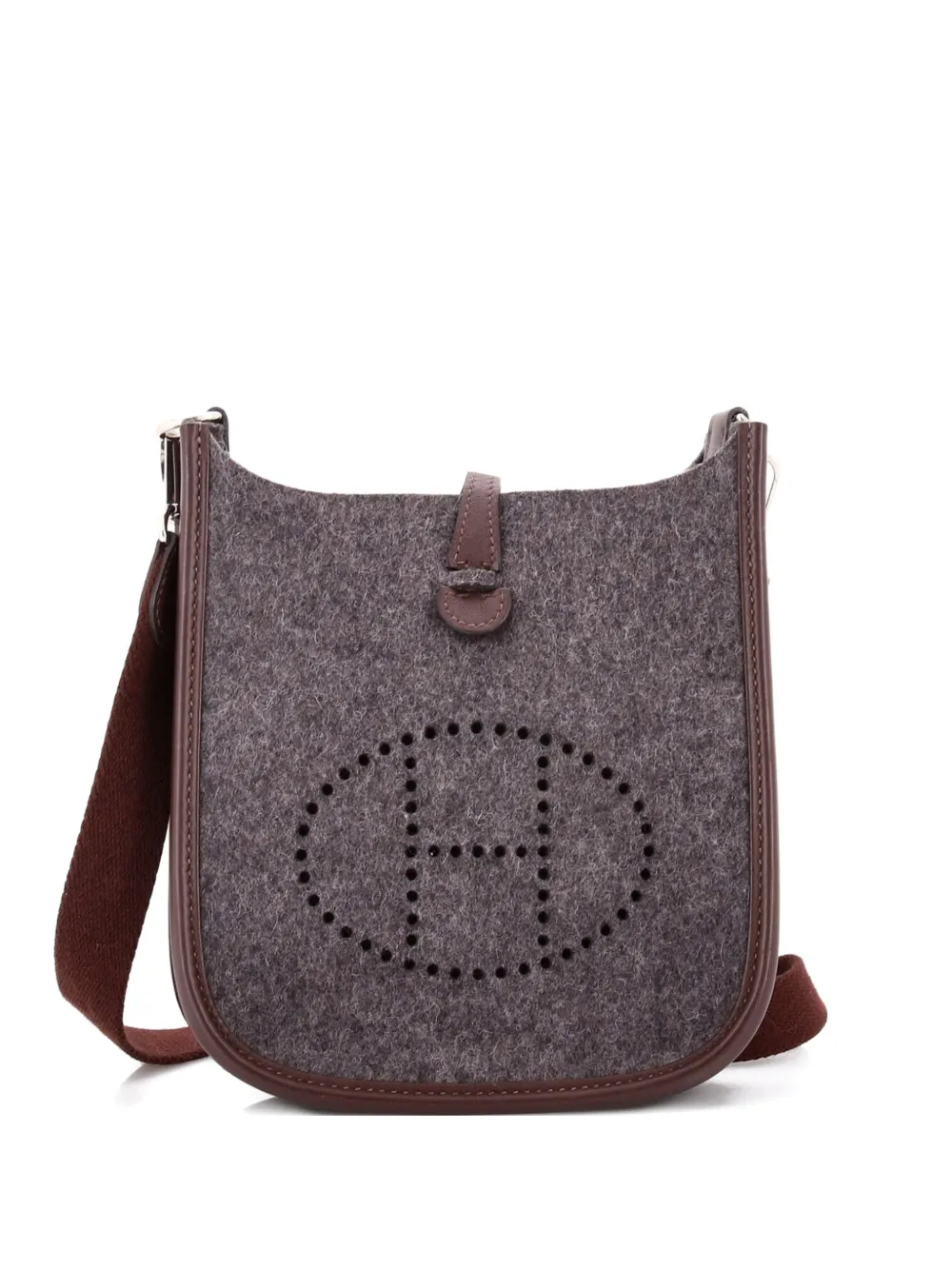 Hermès Pre-Owned Evelyne Bag Gen III Felt TPM crossbody bag - Marrone