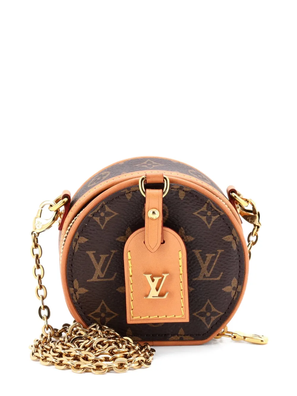 Louis Vuitton Pre-Owned Boite Chapeau Necklace Bag Monogram Canvas crossbody bag - Brown