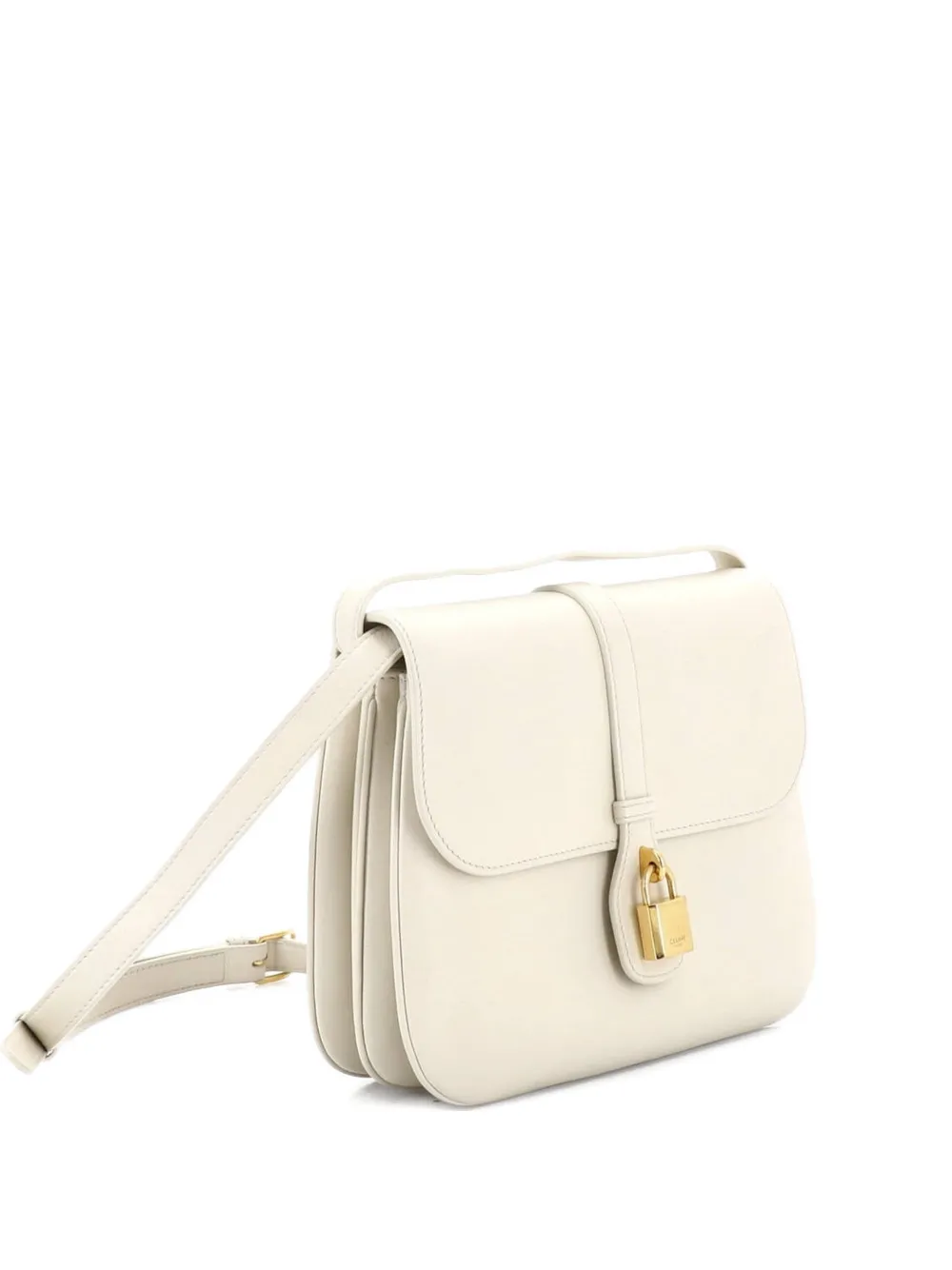 Celine Pre-Owned Tabou Bag Smooth Calfskin Medium crossbody bag - Bianco