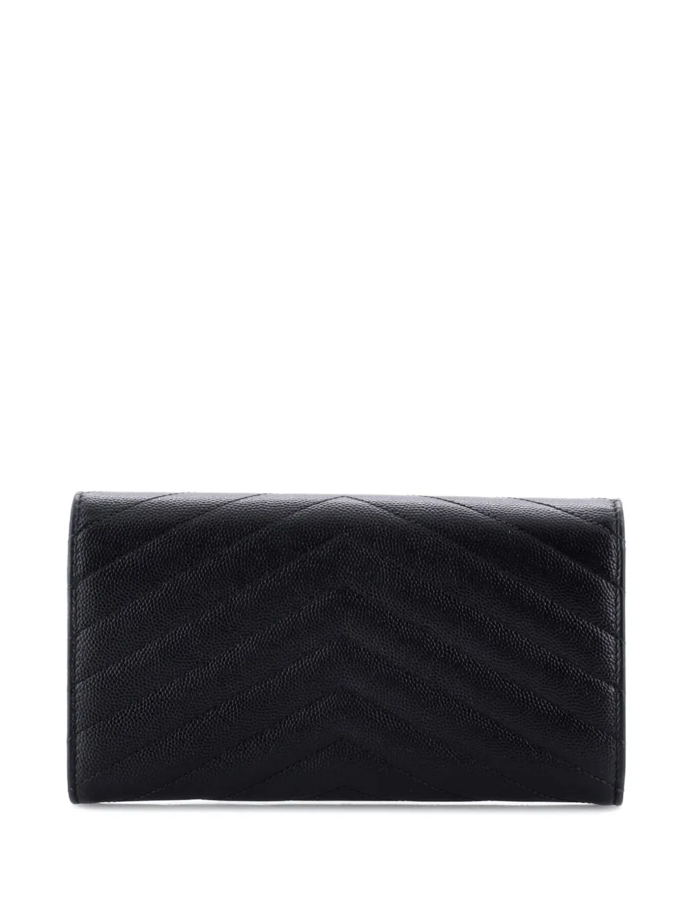 Saint Laurent Pre-Owned Classic Monogram Flap Wallet Matelasse Chevron Leather Large small wallets | Image 2