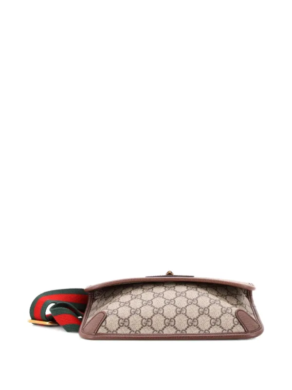 Gucci Pre-Owned Neo Vintage Flap GG Coated Canvas Belt Bag  display picture 3