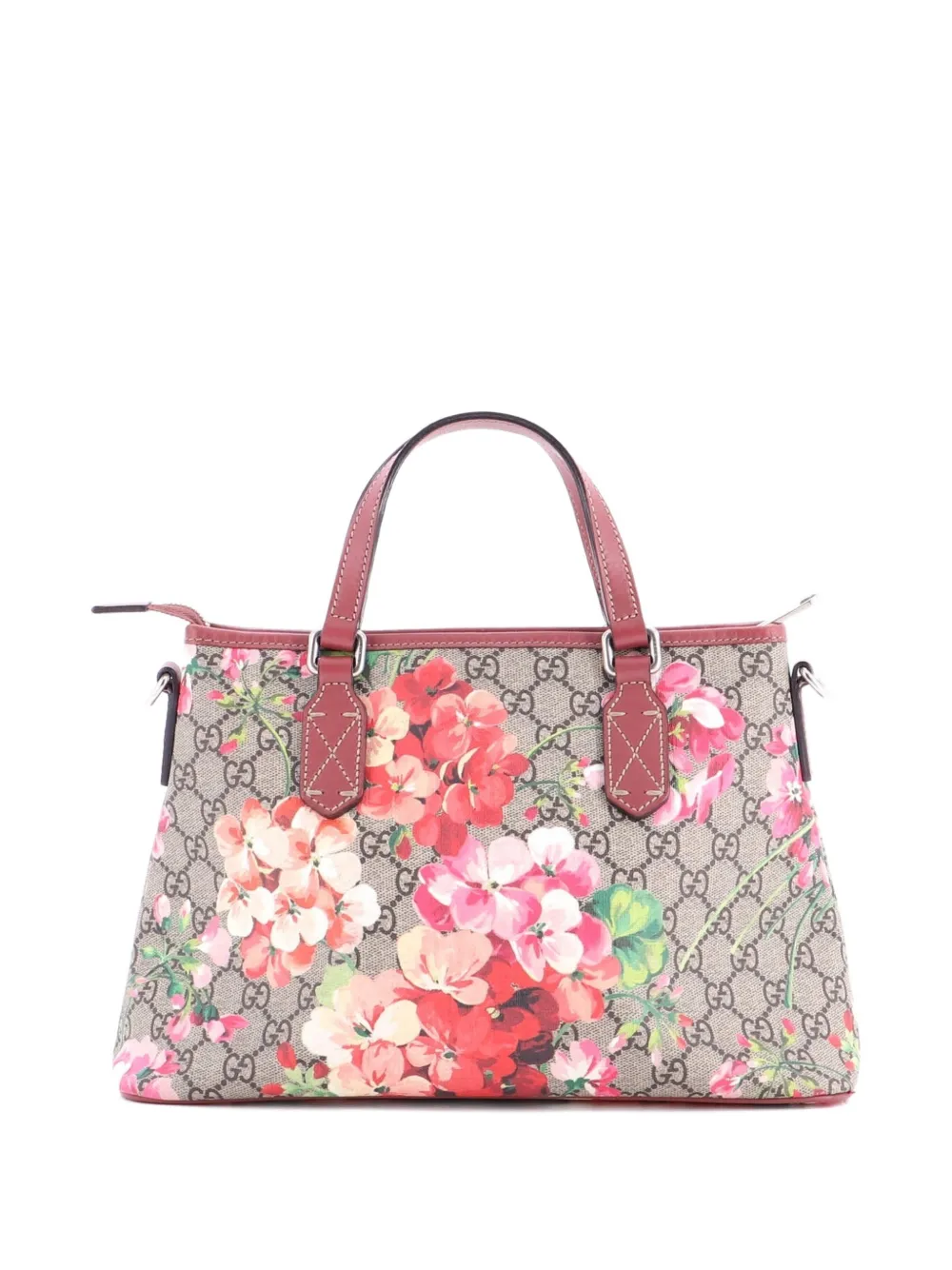 Gucci Pre-Owned Convertible Zip Blooms Print GG Coated Canvas Medium tote bag | Pre-Owned | Image 2