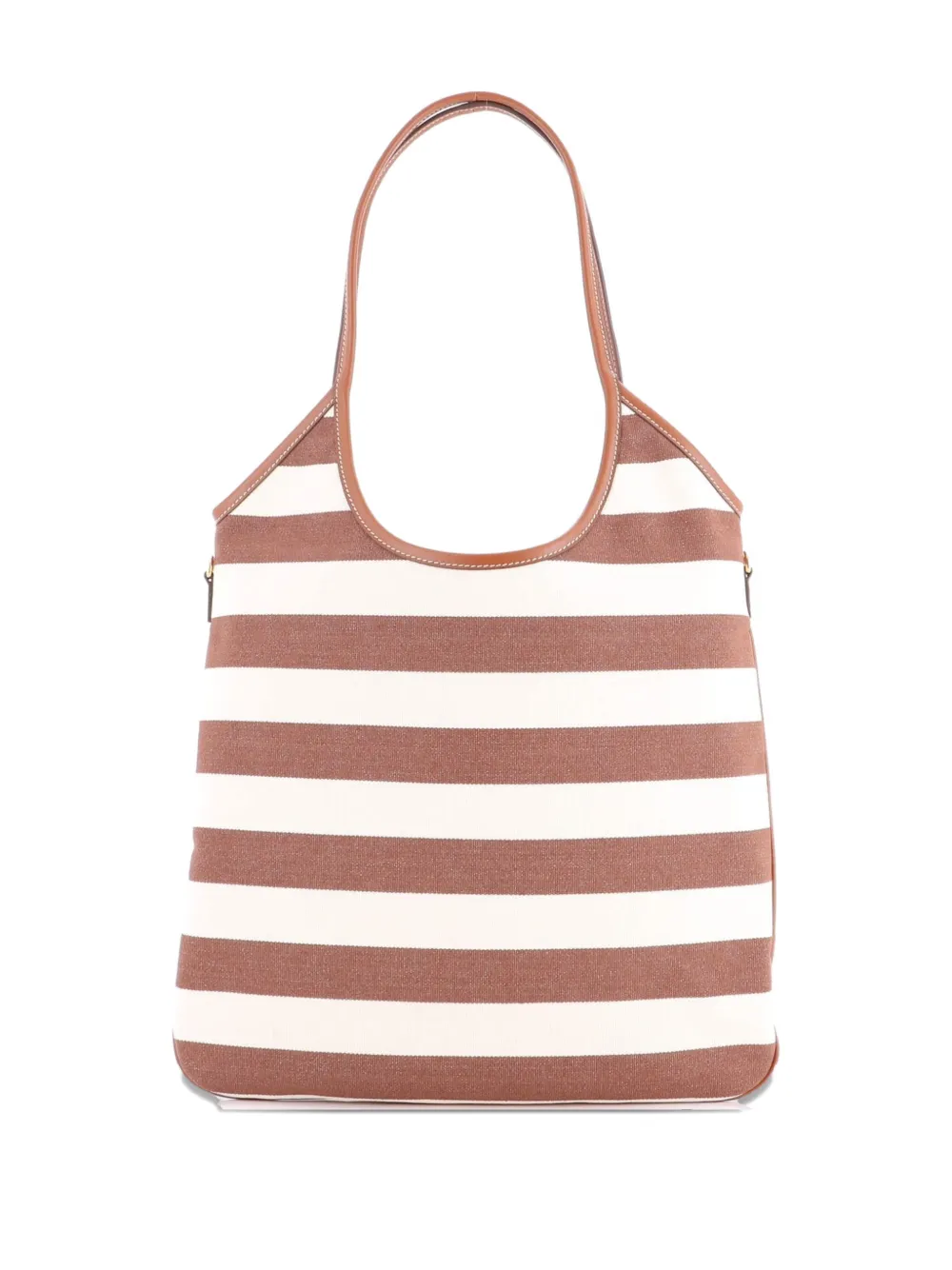 Miu Miu Pre-Owned Ivy Hobo Bag Striped Canvas Tall tote bag | Pre-Owned | Image 2