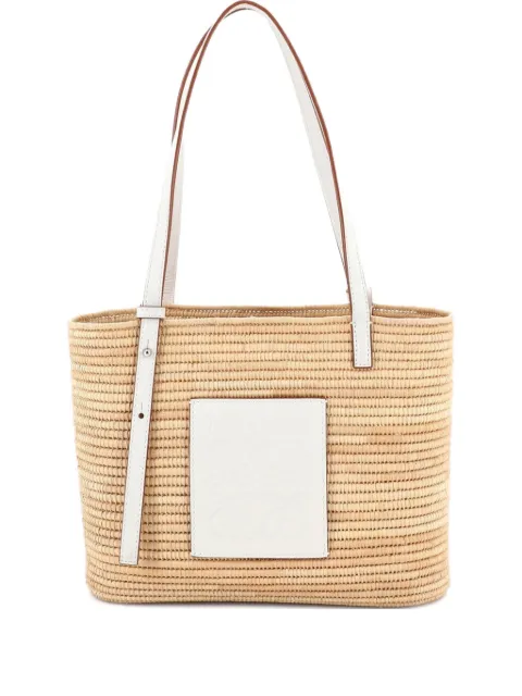 Loewe Pre-Owned bolso shopper Square Basket Woven pequeño de rafia